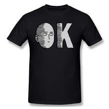 Load image into Gallery viewer, ONE PUNCH MAN Adventure cartoons T-Shirts for Men OnePunchMan OK Tank Funny Crewneck Cotton Graphic T Shirt Tees Printed
