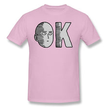 Load image into Gallery viewer, ONE PUNCH MAN Adventure cartoons T-Shirts for Men OnePunchMan OK Tank Funny Crewneck Cotton Graphic T Shirt Tees Printed

