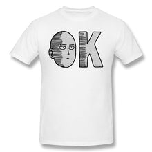 Load image into Gallery viewer, ONE PUNCH MAN Adventure cartoons T-Shirts for Men OnePunchMan OK Tank Funny Crewneck Cotton Graphic T Shirt Tees Printed
