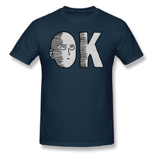 Load image into Gallery viewer, ONE PUNCH MAN Adventure cartoons T-Shirts for Men OnePunchMan OK Tank Funny Crewneck Cotton Graphic T Shirt Tees Printed
