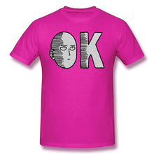 Load image into Gallery viewer, ONE PUNCH MAN Adventure cartoons T-Shirts for Men OnePunchMan OK Tank Funny Crewneck Cotton Graphic T Shirt Tees Printed
